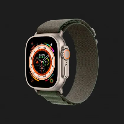 б/у Apple Watch Ultra, 49мм, Green Alpine Loop Medium (MQFN3/MQEW3)